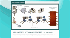 Desktop Screenshot of cerrajerosderivasvaciamadrid.com